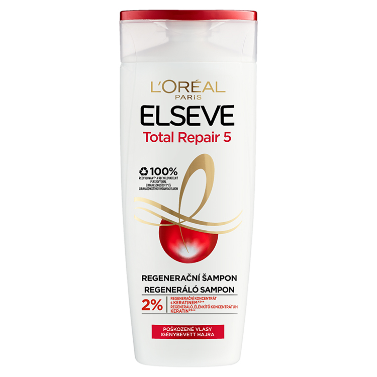ELSEVE SAMPON 250ML REGENERÁLÓ KÁROSODOTT, GYENGE HAJRA