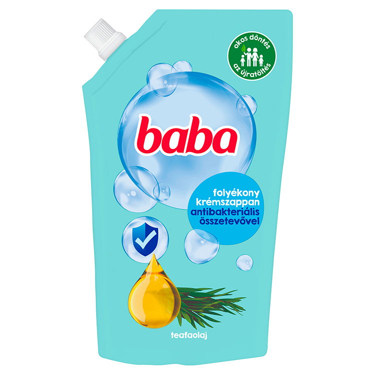 BABA FOLY.SZAPP. 500ML UT.ANTIBAC.TEAFAOLAJJAL
