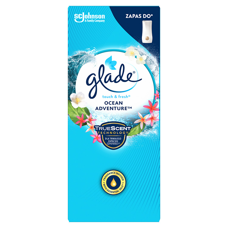 GLADE TOUCH&FRESH LÉGFR. UT. 10ML OCEAN ADVENTURE