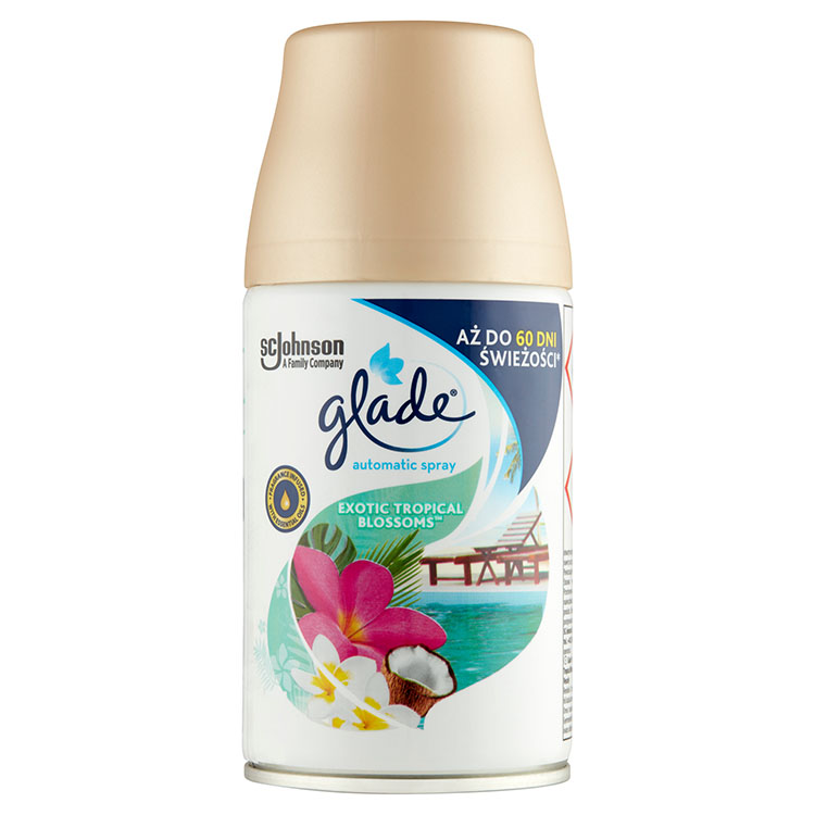 GLADE AUTOMATIC SPRAY UT. 269ML EXOTIC TROPICAL BLOSSOMS