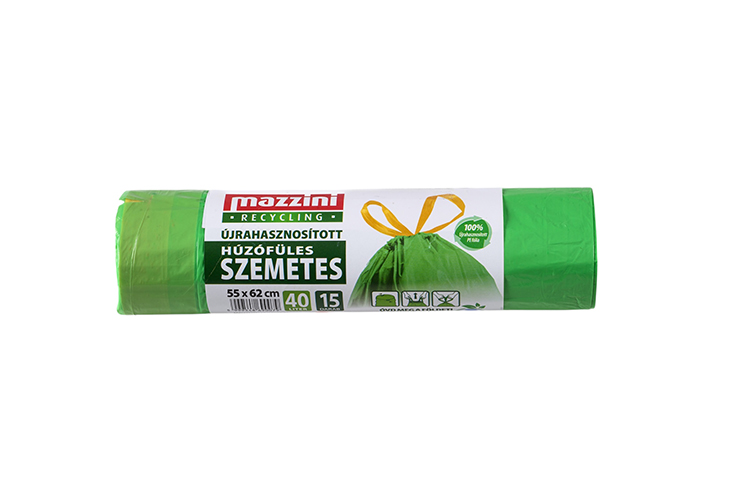 SZEM.ZSÁK "MAZZINI" HÚZÓZÁRAS 55X62CM-ES 40L 15DB-OS