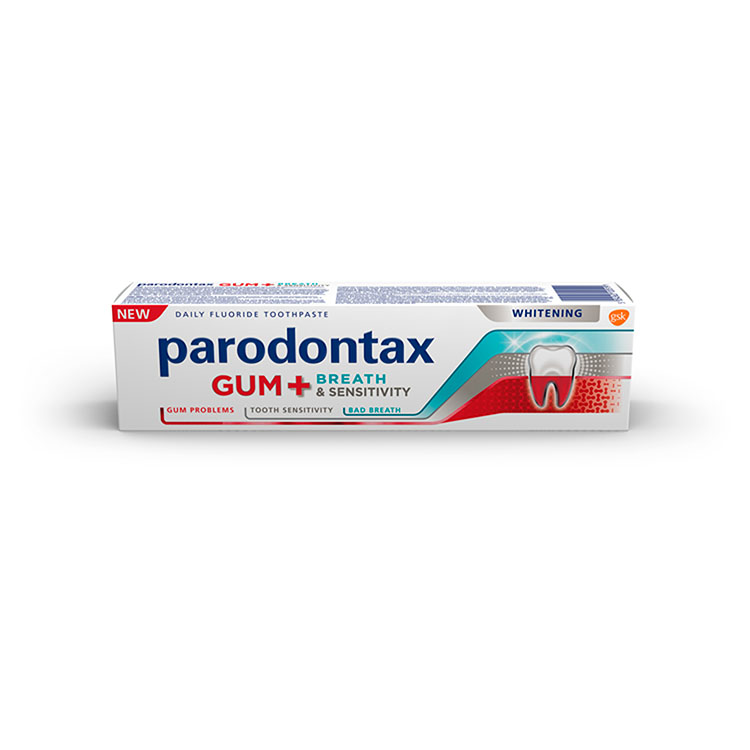 PARODONTAX FOGKRÉM 75ML GUM+BREATH&SENSITIVITY WHITENING
