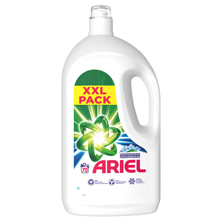 ARIEL 3,5L GÉL MOUNTAIN SPRING CLEAN&FRESH 70 MOSÁSOS