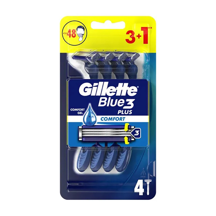 GILLETTE BLUE3 COMFORT 4DB-OS COMFORTGEL ELDOBHATÓ BOROTVA