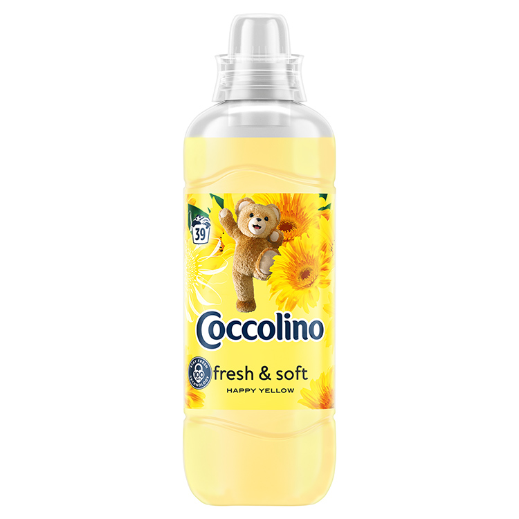 COCCOLINO ÖBL.KONC. 975ML FRESH&SOFT HAPPY YELLOW 39 MOSÁSOS