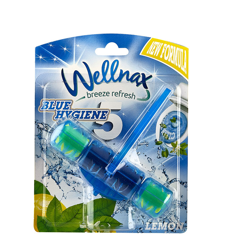 WELLNAX BLUE HYGIENE WC TISZT. 50G LEMON