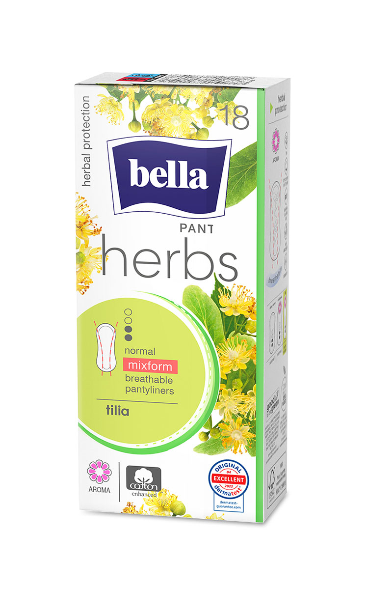 BELLA TISZT. BETÉT 18DB-OS PANTY HERBS TILIA NORMAL