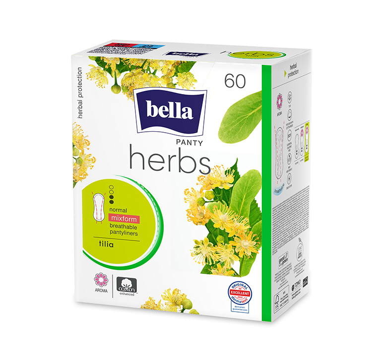 BELLA TISZT. BETÉT 60DB-OS PANTY HERBS TILIA NORMAL