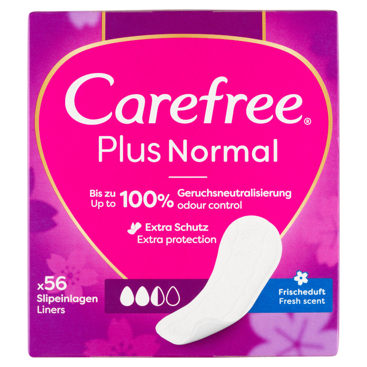 CAREFREE TISZT.BET. 56DB-OS PLUS NORMAL FRESH SCENT