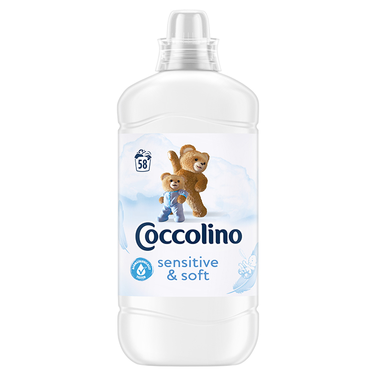 COCCOLINO ÖBL.KONC. 1,45L FRESH&SOFT SENSITIVE&SOFT 58 MOSÁSOS