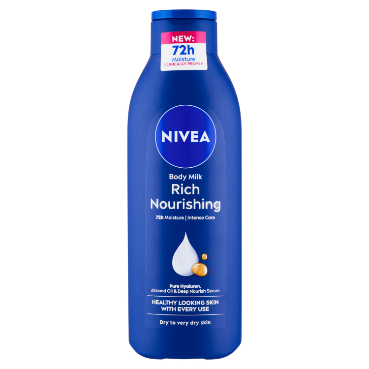 NIVEA TESTÁPOLÓ 250ML RICH NOURISHING DRY TO VERY DRY SKIN