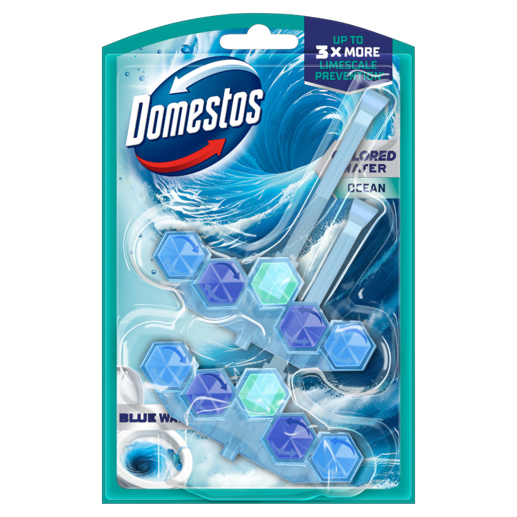 DOMESTOS BLUE WATER WC TISZT. 2X48G OCEAN