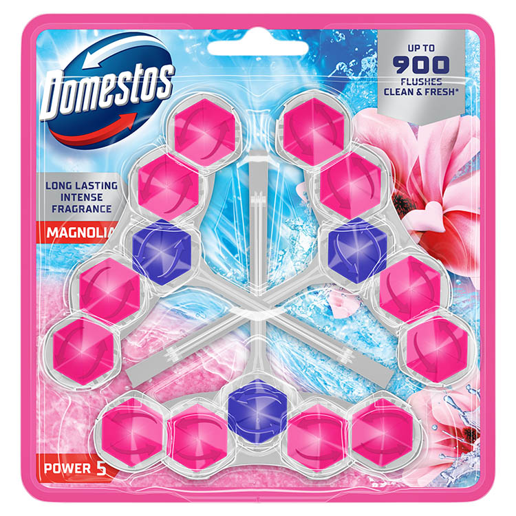 DOMESTOS POWER5 WC TISZT. 3X50G MAGNOLIA