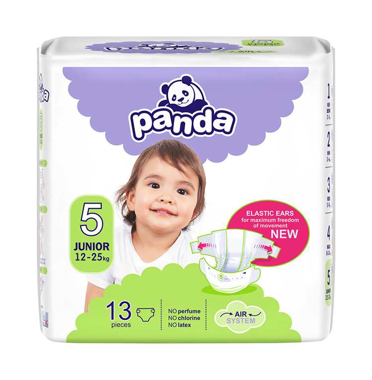 PANDA PELENKA 12-25KG 13DB-OS JUNIOR