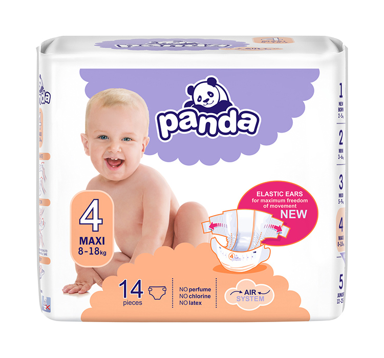 PANDA PELENKA 8-18KG 14DB-OS MAXI 4
