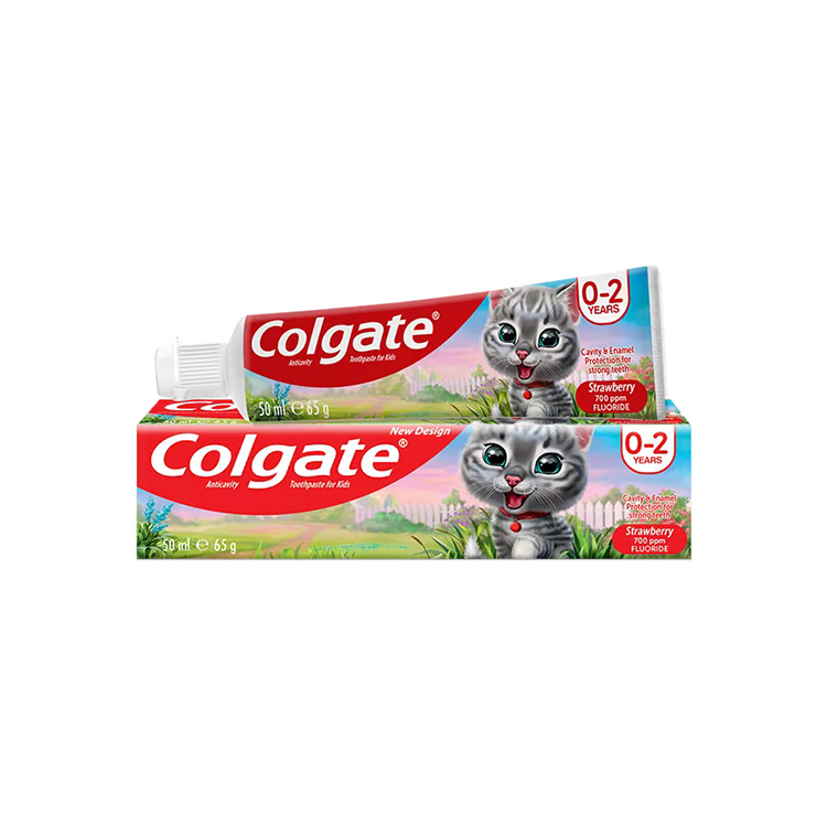 COLGATE FOGKRÉM 50ML 0-2 ÉVES KORIG STRAWBERRY