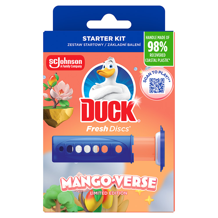 DUCK WC ÖBLÍTŐ KORONG 36ML MANGO-VERSE