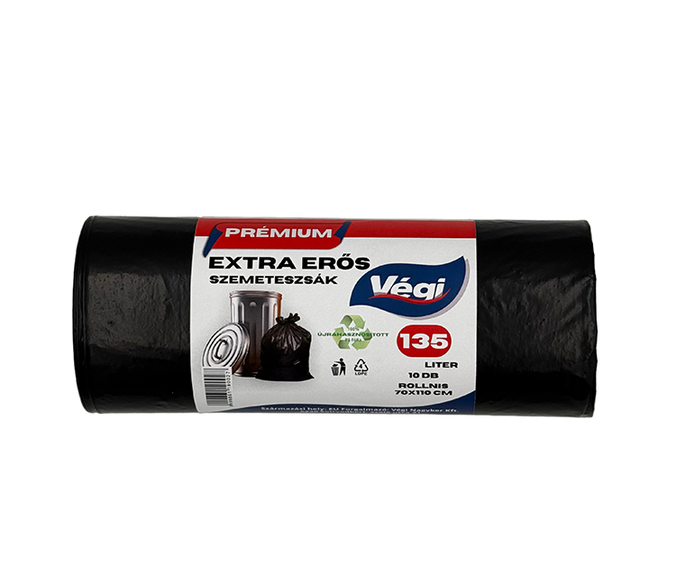 SZEM.ZSÁK 8 "VÉGI" 70X110CM 135L-ES 10DB-OS PRÉMIUM EXTRA ERŐS