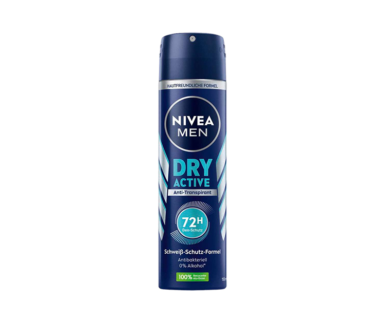 NIVEA DEO 150ML FÉRFI DRY ACTIVE ANTI-TRANSPIRANT 72H