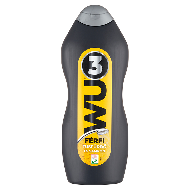 WU3 TUSFÜRDŐ ÉS SAMPON 850ML FÉRFI