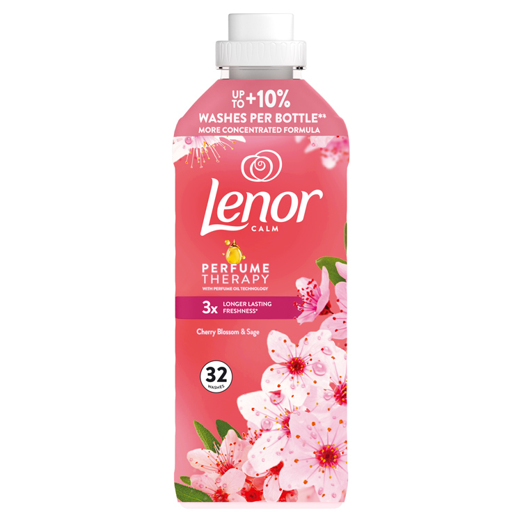 LENOR ÖBLÍTŐ KONC. 675ML PARFUME THERAPY 32 MOSÁSOS CHERRY BLOSSOM&SAGE