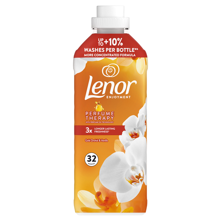 LENOR ÖBLÍTŐ KONC. 675ML PARFUME THERAPY 32 MOSÁSOS GOLD ORCHID&VANILLA