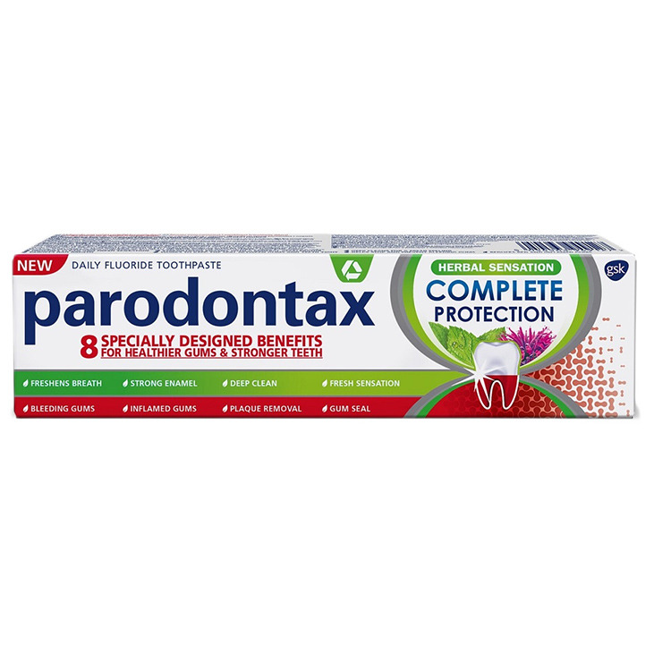 PARODONTAX FOGKRÉM 75ML COMPLETE PROTECTION HERBAL SENSATION