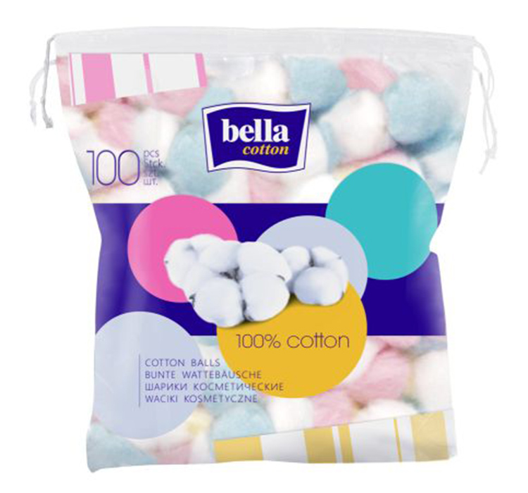 BELLA KOZMETIKAI VATTALABDA 100DB-OS 100% PAMUT